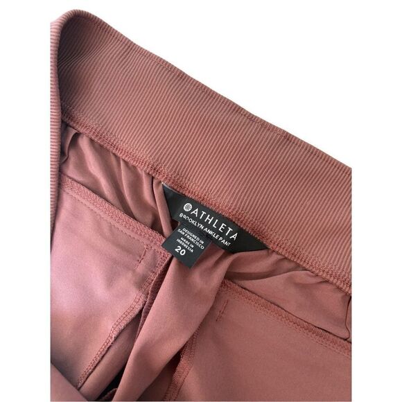 ATHLETA Brooklyn Ankle Pant size 20 hearth rose pink - Picture 4 of 8